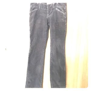 Gray corduroy jeans